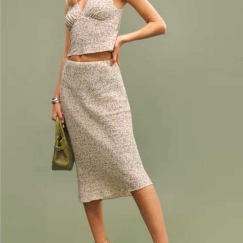 Reformation Lima Floral Two Piece